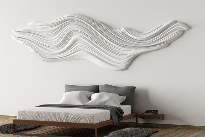 Angel Wings Wall Decoration | Luxury 3D Wall Decor | Fourline Design